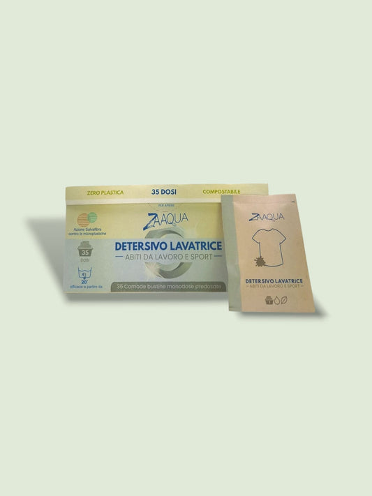 Detersivo lavatrice sport e abiti da lavoro 35 dosi