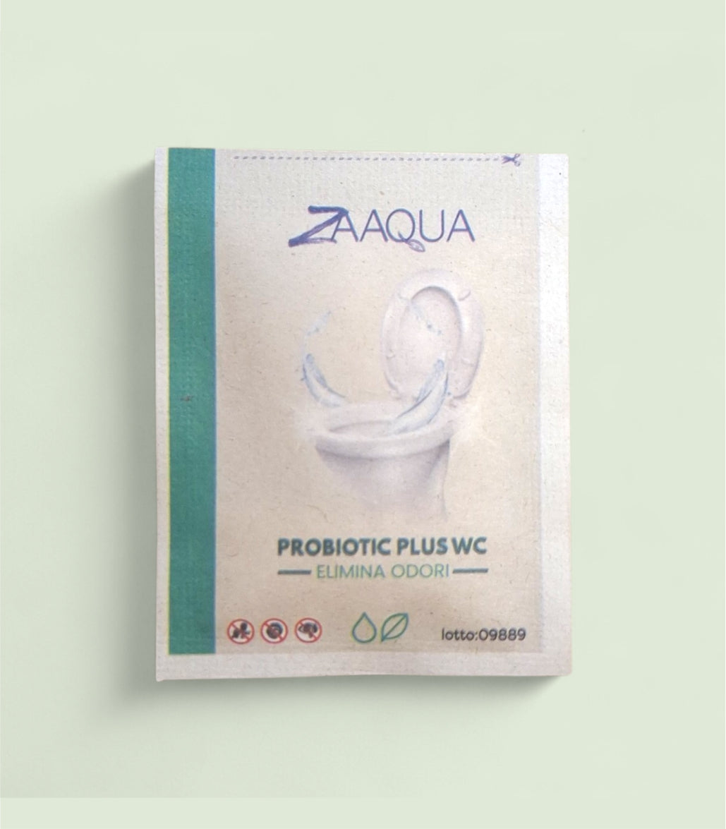 Detergente WC Probiotic plus Elimina Odori in Polvere Senza Plastica – 20 pz