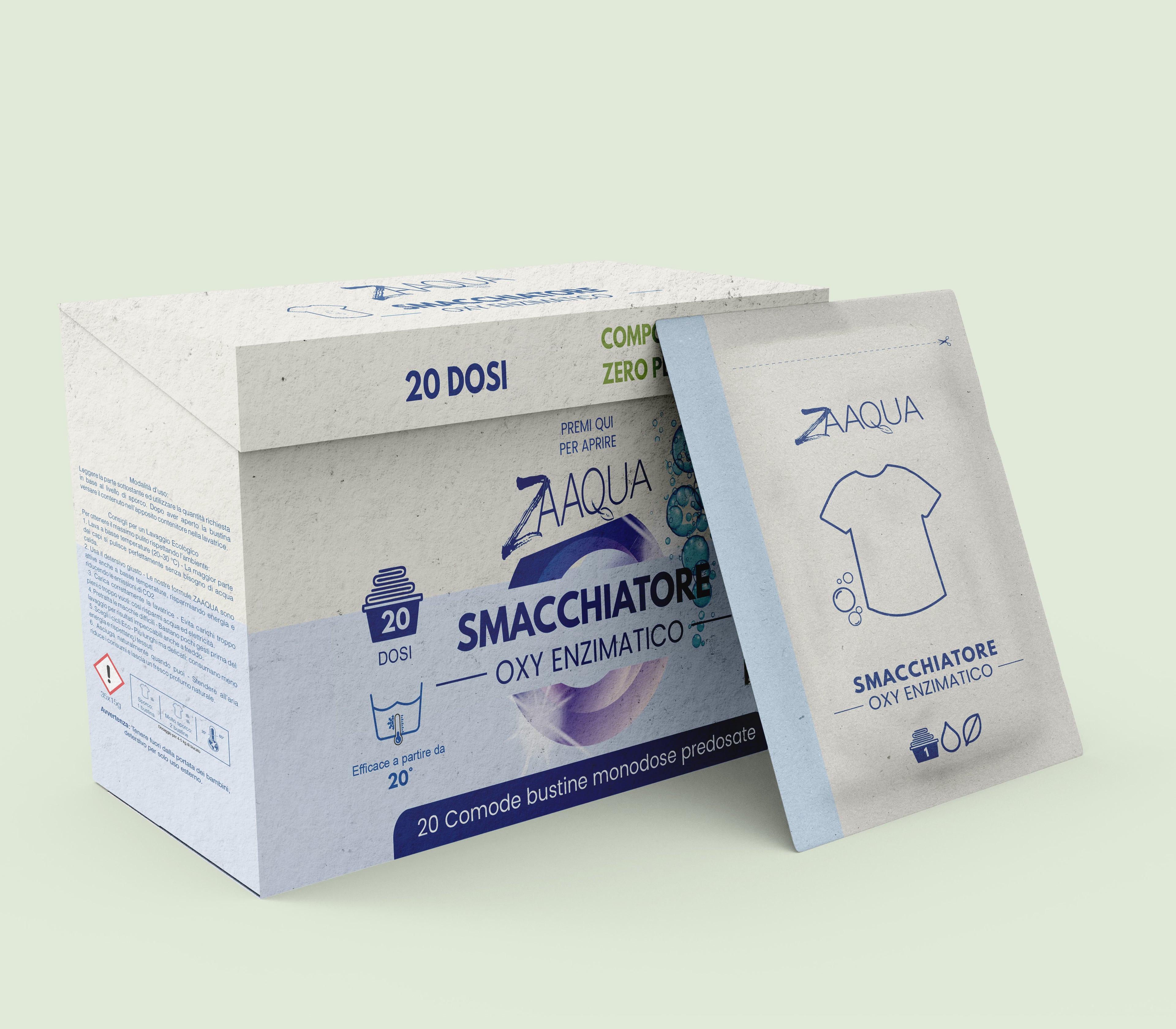 Smacchiatore ossigeno enzimatico 20 dosi