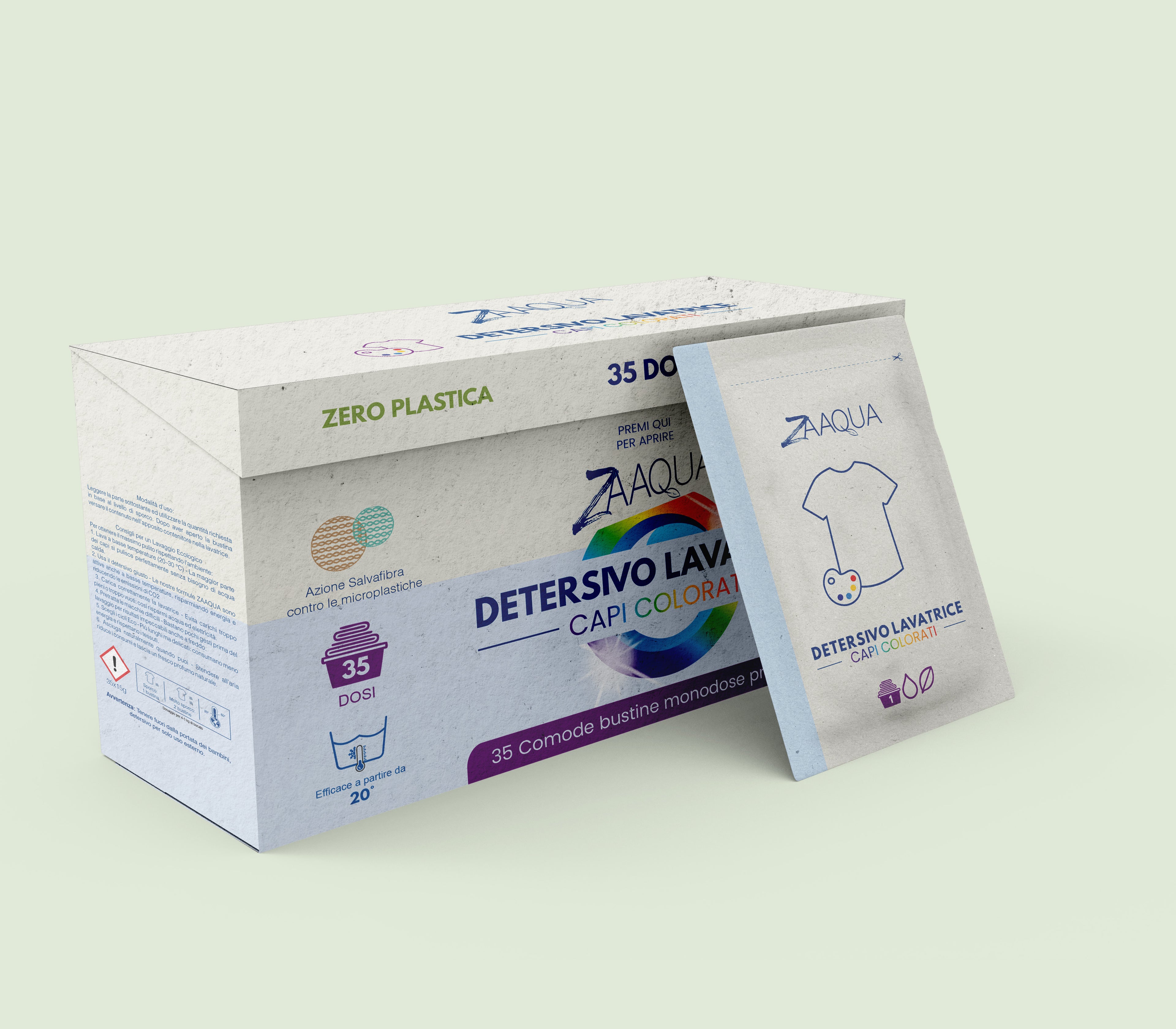 Detersivo lavatrice capi colorati 35 dosi