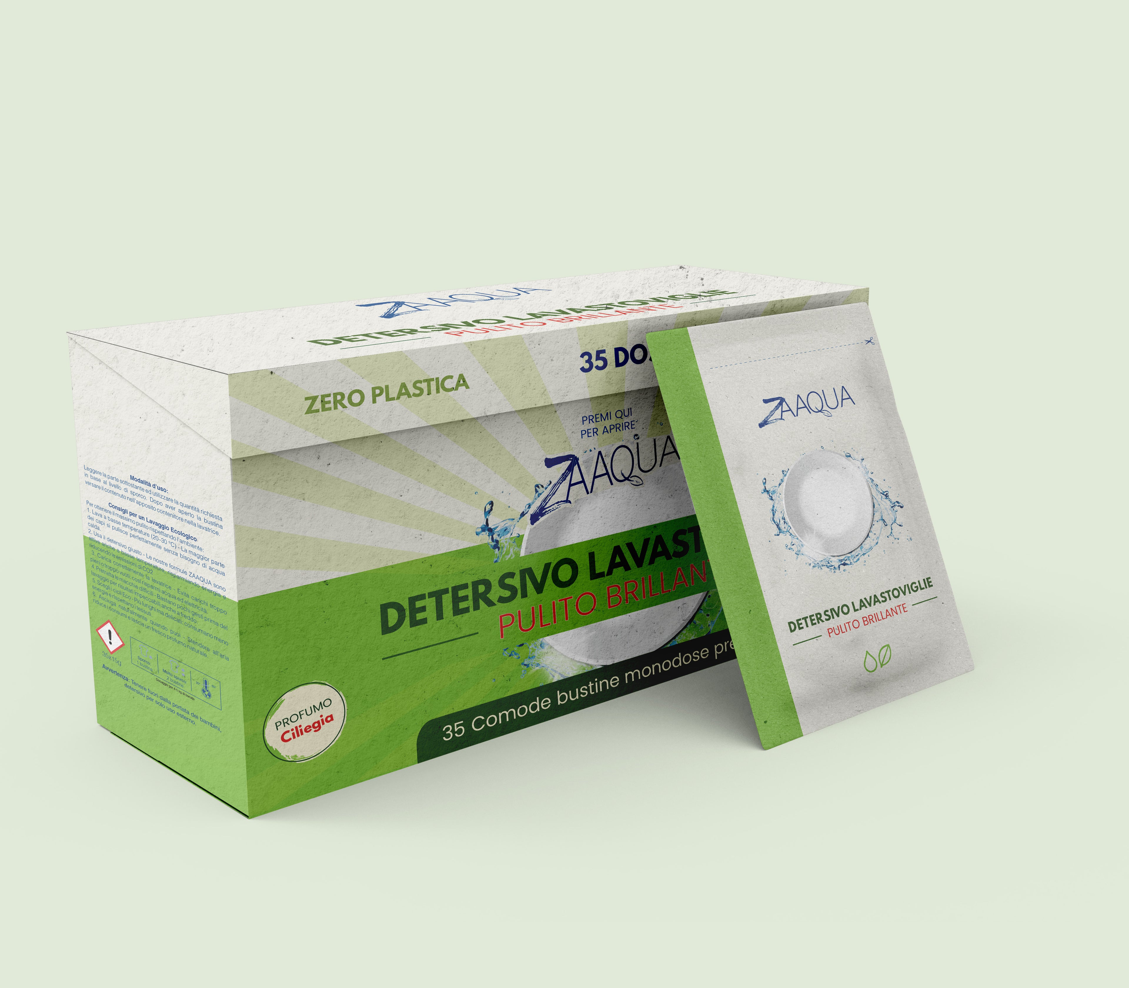 Detersivo in polvere per lavastoviglie 35 dosi