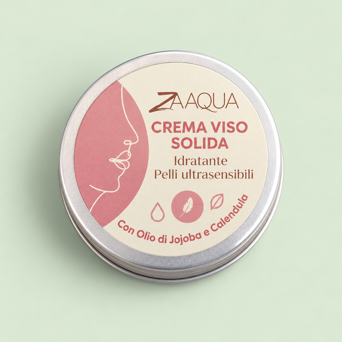Crema Viso Solida Idratante pelli ultrasensibili 15 ml