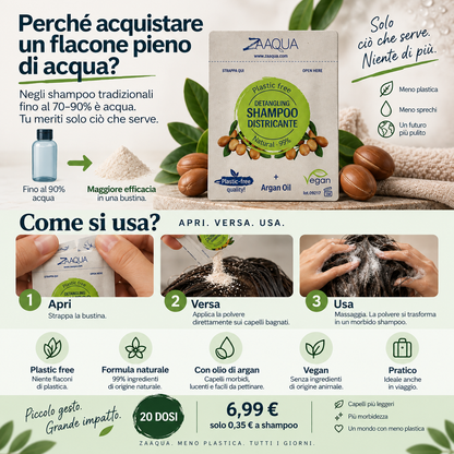 Shampoo Districante rivitalizzante 20 pz