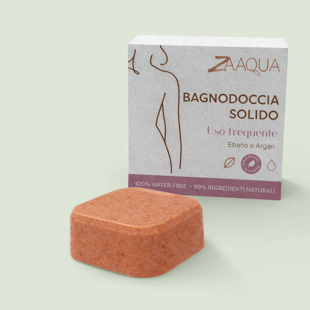 Bagno doccia solido uso frequente Ebano ed argan 50g