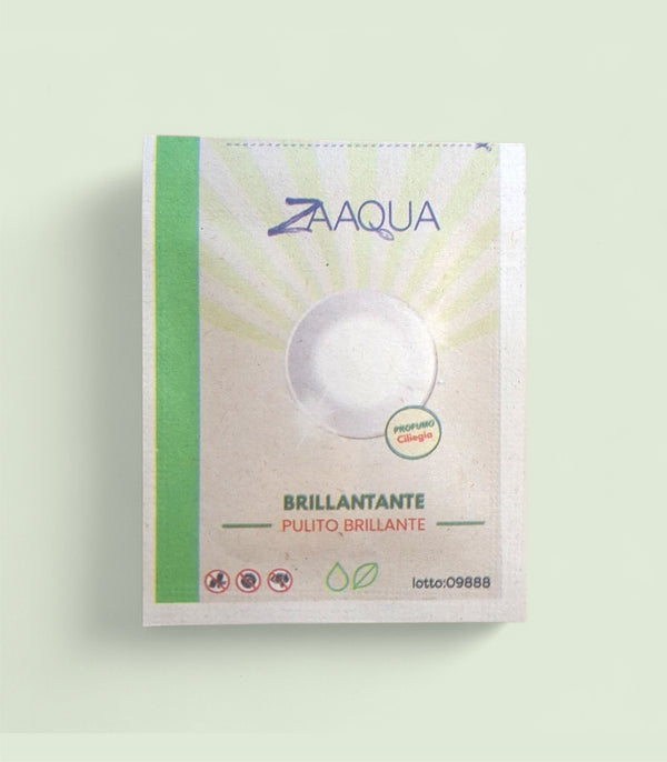 Brillantante Lavastoviglie in Polvere Senza Plastica – 20 pz