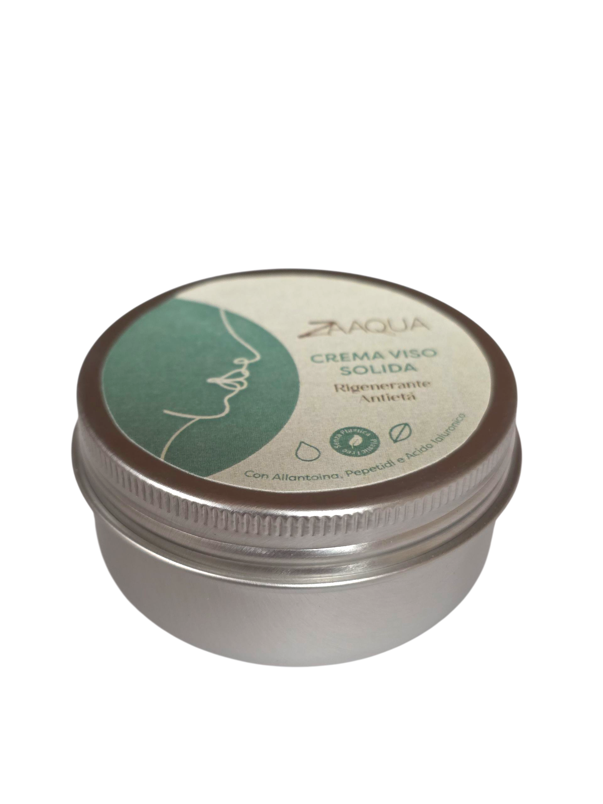 Crema Viso Solida Allantoina, peptidi e acido ialuronico Rigenerante Antietà