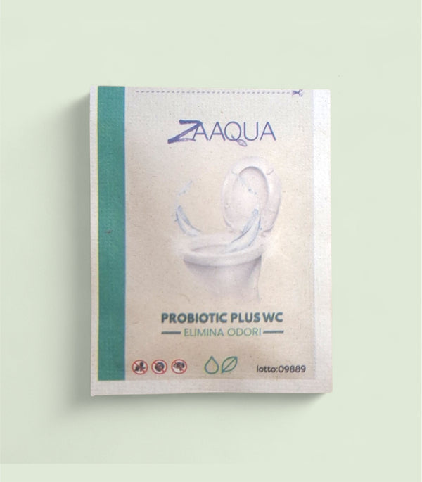 Detergente WC Probiotic plus Elimina Odori in Polvere Senza Plastica – 20 pz
