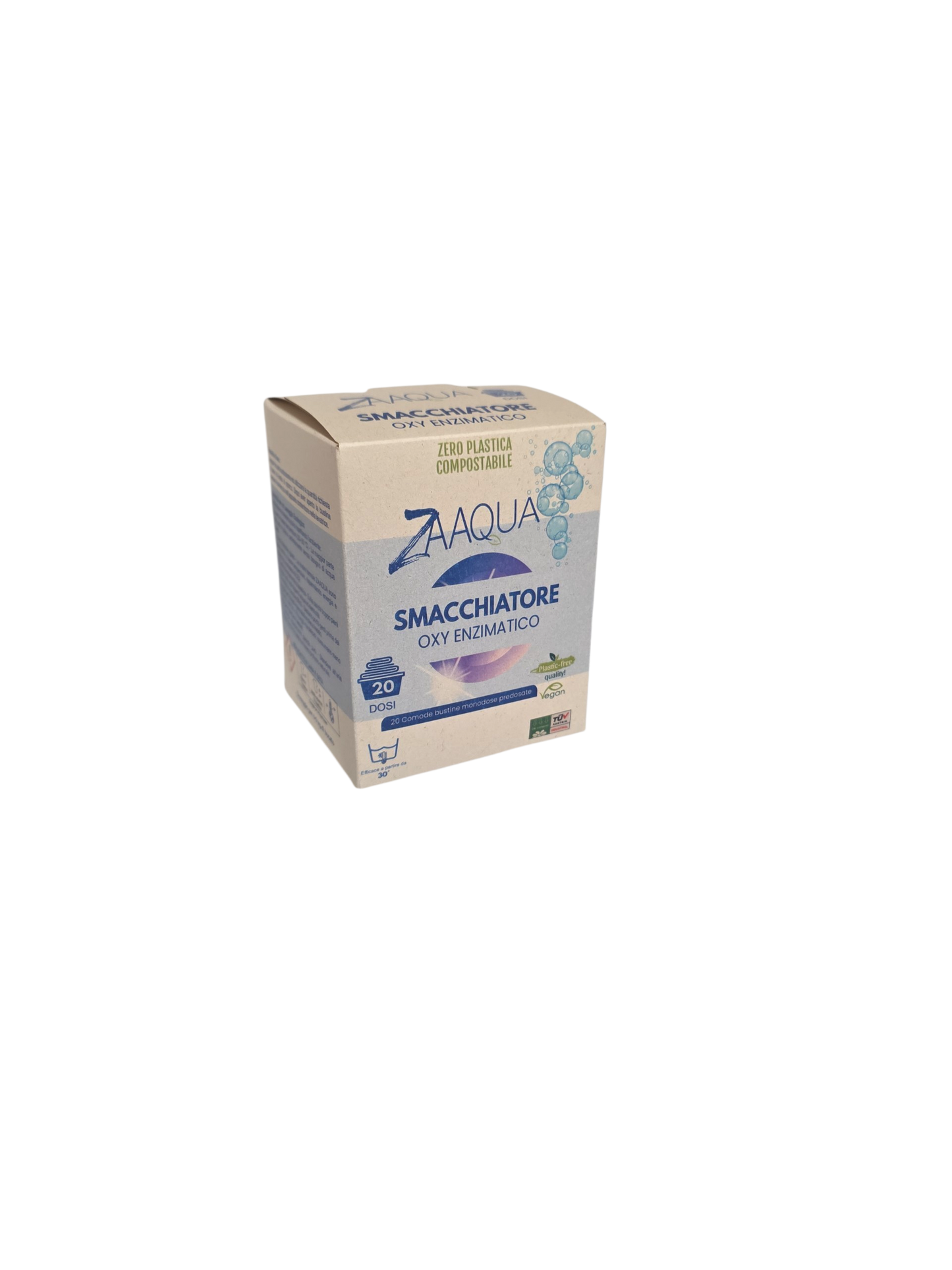 Smacchiatore Oxy Enzimatico Senza Plastica – 20 pz
