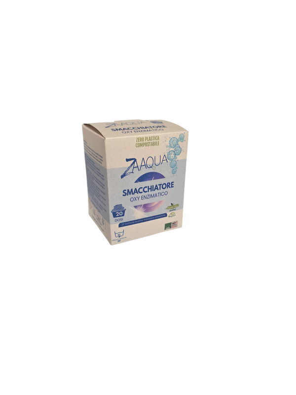 Smacchiatore Oxy Enzimatico Senza Plastica – 20 pz
