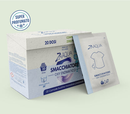 Smacchiatore Oxy Enzimatico Senza Plastica – 20 pz