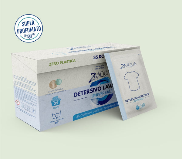 Detersivo Lavatrice Universale Senza Plastica – 35 pz